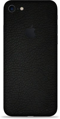 Mclaxa Apple iPhone 7, Apple iPhone 7, POCO X3 Mobile Skin(Black Leather Skin With Super matte finish)