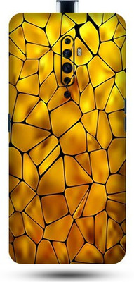 Satisfactory OPPO Reno 2z Mobile Skin(Yellow Pebbles Skin With Matte Finish)