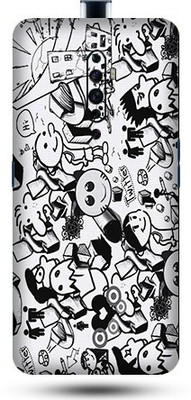 Satisfactory OPPO Reno 2z Mobile Skin(Doodle Skin With Matte Finish)