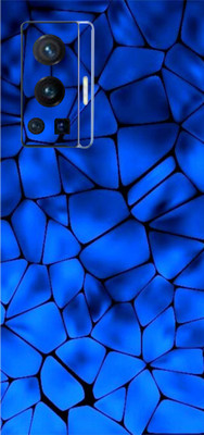 Mclaxa Vivo X 70Pro, vivo x 70pro, Vivo X 70Pro Mobile Skin(Blue Pebble Skin With Super matte finish)