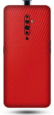 Satisfactory OPPO Reno 2z Mobile Skin(Charming Red Carbon Fibre Skin With Matte Finish)