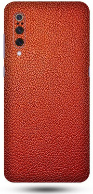 OggyBaba xiaomi mi 9, Phone Back side Protector and Camera Protector Mobile Skin(Charming Red Leather Skin Matte Finish Skin.)