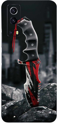 LAMHA Vivo iQOO Z3 Mobile Skin(Ultra Super Killer Knife Skin With High Mattte Finish.)