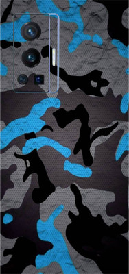 Mclaxa Vivo X 70Pro, vivo x 70pro, Vivo X 70Pro Mobile Skin(Cam Blue Skin With Super matte finish)