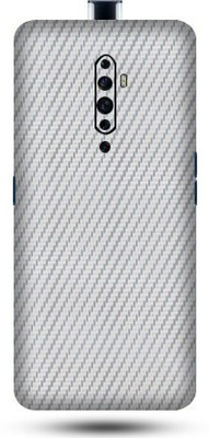 Satisfactory OPPO Reno 2z Mobile Skin(Silver Carbon Fibre Skin With Matte Finish)