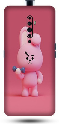 Satisfactory OPPO Reno 2z Mobile Skin(Strong Baby Pink Skin With Matte Finish)