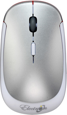 Electron Computer Laptop Mouse Wireless Optical Mouse(2.4GHz Wireless, Silver)