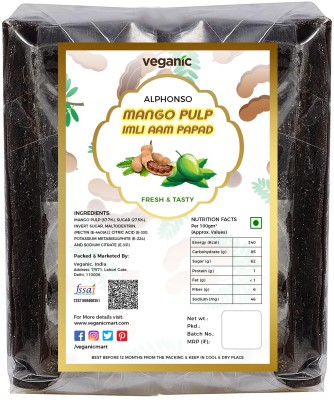 Veganic Aam & Imli Papad (Alphonso Mango Mixed With Tamarind) | Khatta Meetha Imli Aam Papad Mango(2 x 100 g)