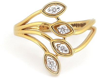 Bliss diamonds Marquis and diamonds 18kt Diamond Yellow Gold ring