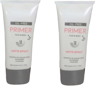 GFSU OIL-FREE PRIMER BODY & FACE MATTE EFFECT CONTROLS BLUR PORES & OIL Primer  - 60 ml(TRANSPARENT)