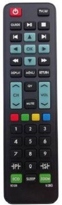 Piyush REMOTE COMPATIBLE TO VIDEOCON LED/LCD V2-GB. OLD REMOTE MUST BE EXACTLY SAME . SEND OLD REMOTE PHOTO AT 9822247789 WHATSAPP FOR VERIFICATION Remote Controller(Black)