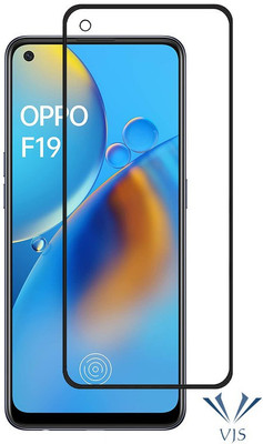 VJS Edge To Edge Tempered Glass for OPPO F19, OPPO A74 5G(Pack of 1)