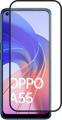 Prime Retail Edge To Edge Tempered Glass for OPPO A55 4G(Pack of 1)