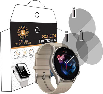 daffin Screen Guard for Amazfit GTR 3 Smartwatch(Pack of 3)
