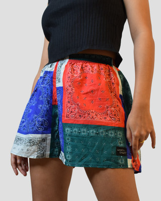 Whats Down Printed Women Multicolor Regular Shorts