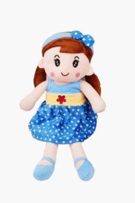 Sahaj Inc Stuffed Doll Girl Soft Toy for Kids | Super Soft Toy for Boys and Girls Birthday Gift  - 20 cm(Blue)