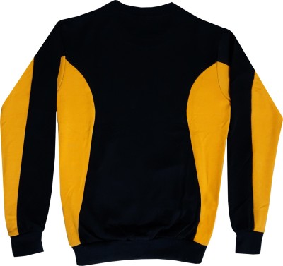 KAYU Full Sleeve Color Block Boys Sweatshirt