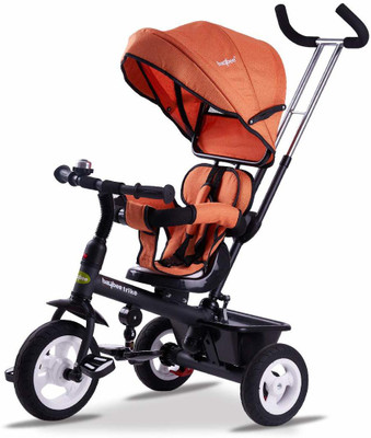 baybee Mario Sportz Trikes Baby, Kids Cycle with Canopy and Parental Adjust Push Handle B31-5 Tricycle(Orange)