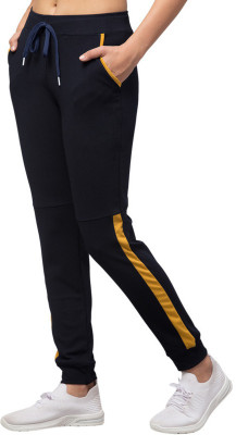 Bluecon Solid Women Dark Blue Track Pants