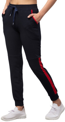 Bluecon Solid Women Dark Blue Track Pants