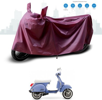 GOSHIV-car and bike accessories Waterproof Two Wheeler Cover for LML(Star Euro 150, Maroon)
