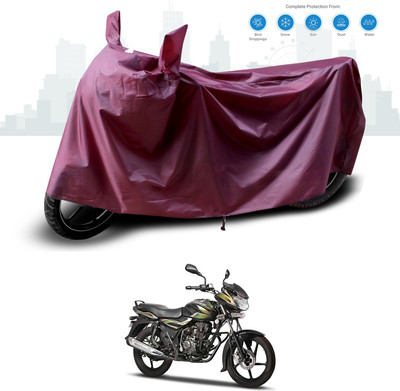 GOSHIV-car and bike accessories Waterproof Two Wheeler Cover for Bajaj(Discover 100 DTS-i, Maroon)