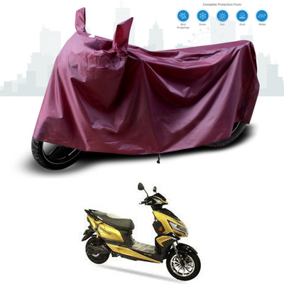 GOSHIV-car and bike accessories Waterproof Two Wheeler Cover for Okinawa(i-Praise, Maroon)