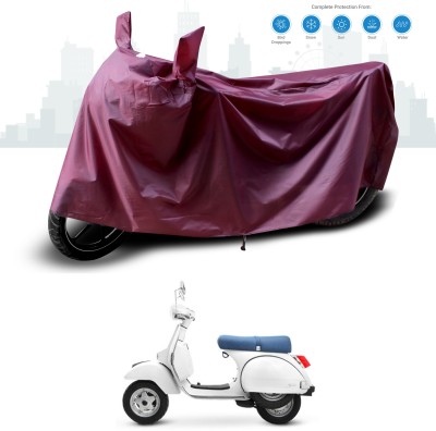 GOSHIV-car and bike accessories Waterproof Two Wheeler Cover for LML(Star Euro 200, Maroon)