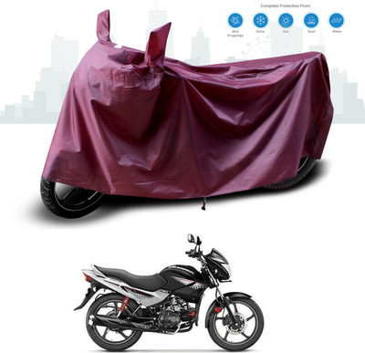 GOSHIV-car and bike accessories Waterproof Two Wheeler Cover for Hero(MotoCorp Glamour, Maroon)