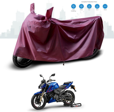 GOSHIV-car and bike accessories Waterproof Two Wheeler Cover for TVS(Apache RTR 200, Maroon)
