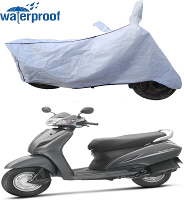 Water Proof Waterproof Two Wheeler Cover for Honda(Activa 5G, White)