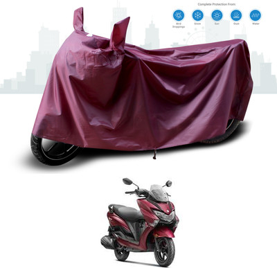 GOSHIV-car and bike accessories Waterproof Two Wheeler Cover for Suzuki(Burgman Street, Maroon)