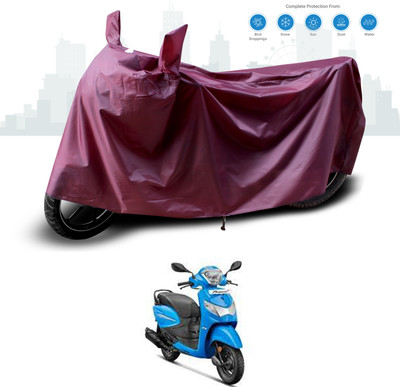 GOSHIV-car and bike accessories Waterproof Two Wheeler Cover for Hero(Pleasure, Maroon)
