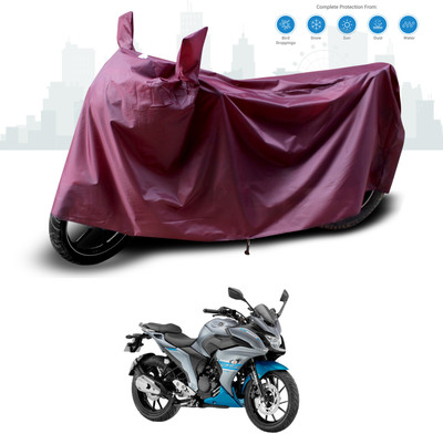 GOSHIV-car and bike accessories Waterproof Two Wheeler Cover for Yamaha(Fazer 25, Maroon)