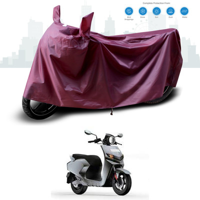 GOSHIV-car and bike accessories Waterproof Two Wheeler Cover for 22Motors(Flow, Maroon)