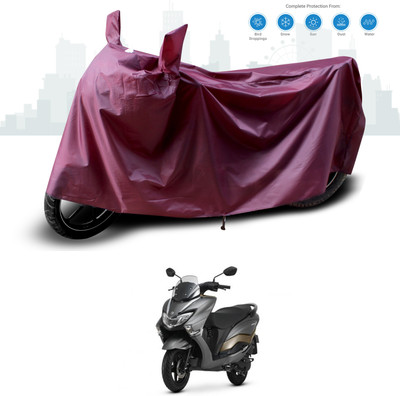 GOSHIV-car and bike accessories Waterproof Two Wheeler Cover for Suzuki(Burgman Street 125, Maroon)