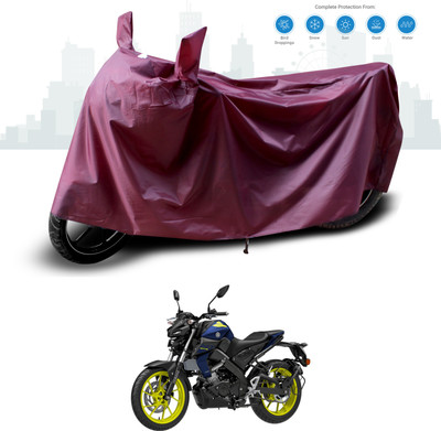 GOSHIV-car and bike accessories Waterproof Two Wheeler Cover for Yamaha(MT-15, Maroon)