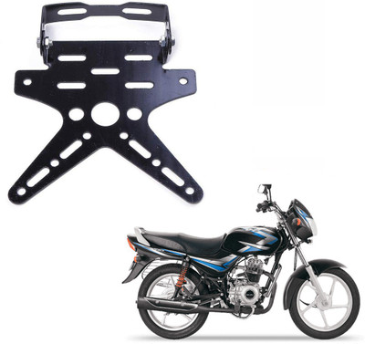 RWT Tail Tidy Number Plate Holder/License Plate Holder Bracket For Bajaj CT 100 Bike Number Plate(Iron 2 cm  x  8 cm)