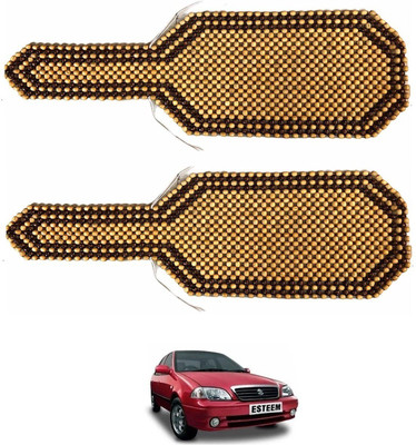 AuTO ADDiCT Wooden Bead Seating Pad For  Maruti Suzuki Esteem(Front Seats Beige, Brown)