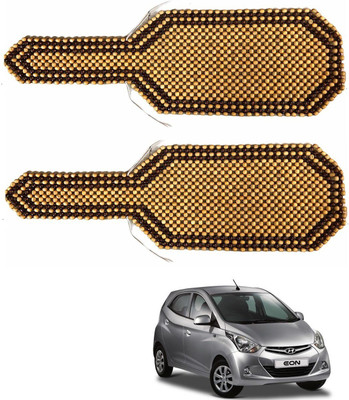 AuTO ADDiCT Wooden Bead Seating Pad For  Hyundai Eon(Front Seats Beige, Brown)