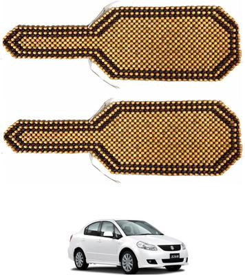 AuTO ADDiCT Wooden Bead Seating Pad For  Maruti Suzuki SX4(Front Seats Beige, Brown)