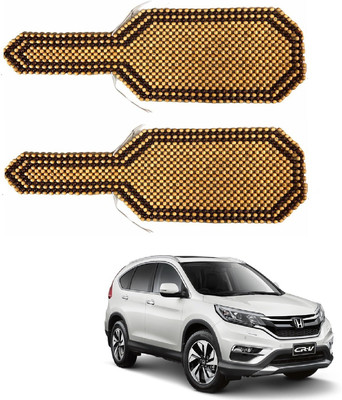 AuTO ADDiCT Wooden Bead Seating Pad For  Honda CR-V(Front Seats Beige, Brown)