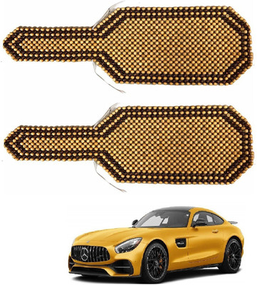 AuTO ADDiCT Wooden Bead Seating Pad For  Mercedes Benz AMG GT 4-Door Coupe GT 63S Diesel(Front Seats Beige, Brown)