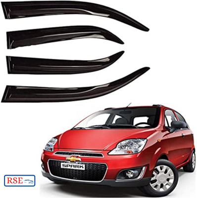 RSE For Front, Rear Wind Deflector(Tinted Chevrolet Spark)