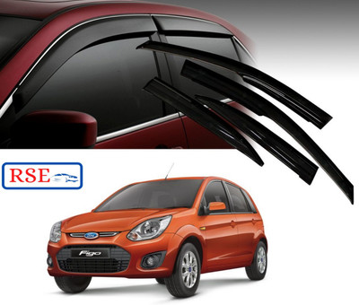 RSE For Front, Rear Wind Deflector(Tinted Ford Figo)