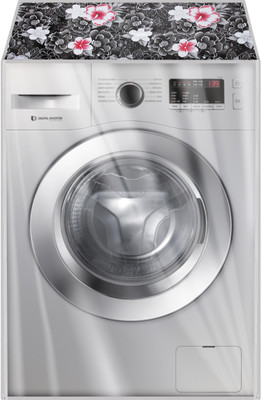 Shreepad Front Loading Washing Machine  Cover(Width: 59.8 cm, Black)