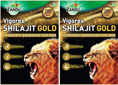 ZANDU Shilajit Gold (Pack of 2)(Pack of 2, 24 Capsules)