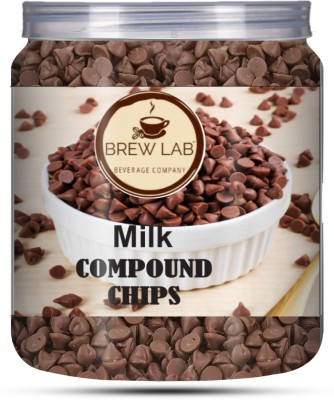 Brew Lab Milk Choco Chips for Cake Decoration, cookies & ice cream Chips(250 g)