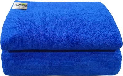 SOFTSPUN Microfiber 340 GSM Bath Towel Set(Pack of 2)