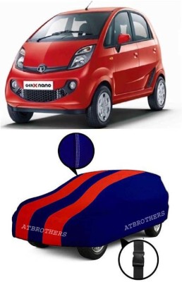 ATBROTHERS Car Cover For Tata Nano, Nano CNG XM, Nano Genx, Nano LX, Nano XE, Nano XM, Nano XT, Nano XTA (Without Mirror Pockets)(Blue, Red)
